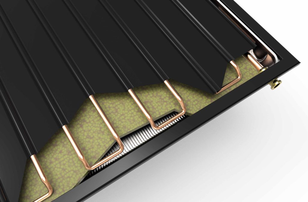 Solar water heater panel